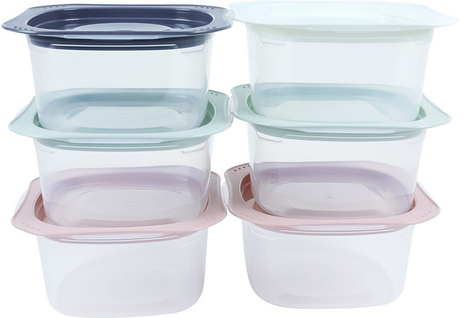 쿡플러스 3호 데일리 밀폐용기 반찬통 보관 세트 6p 반찬통세트