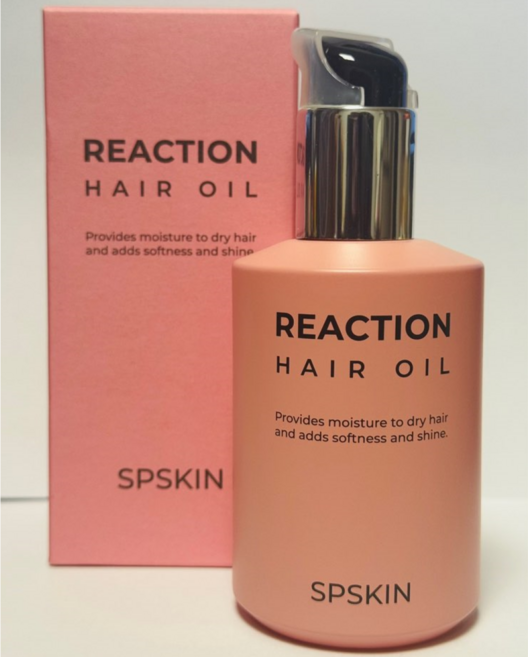 [SPSKIN] 에스피스킨 리액션 헤어오일 건조 손상모 케어 아르간오일, 1개, 120ml