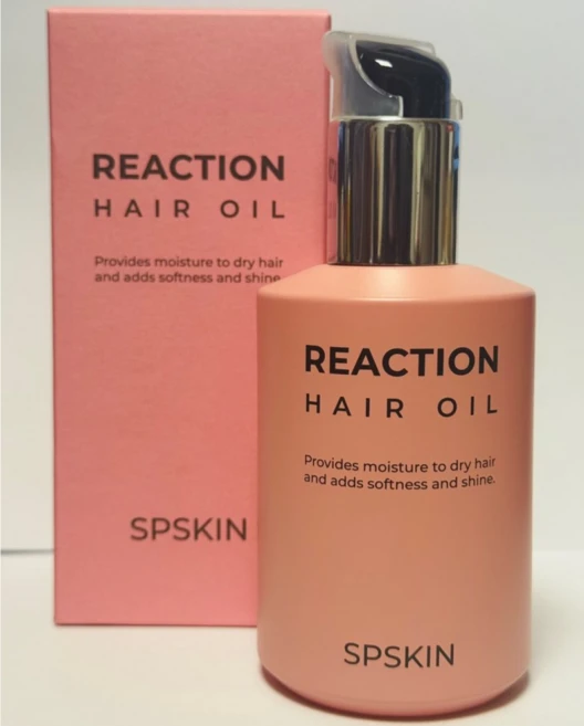 [SPSKIN] 에스피스킨 리액션 헤어오일 건조 손상모 케어 아르간오일, 1개, 120ml - 쿠팡
