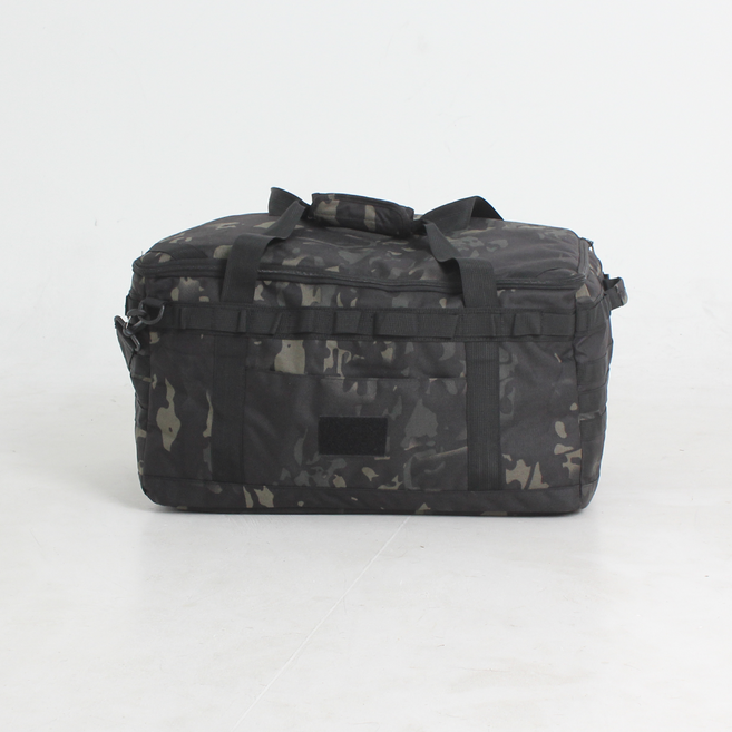 빈나노 52L 캠핑 대형 수납가방 정리가방 사이드백, 블랙멀티캠, 1개, 1단