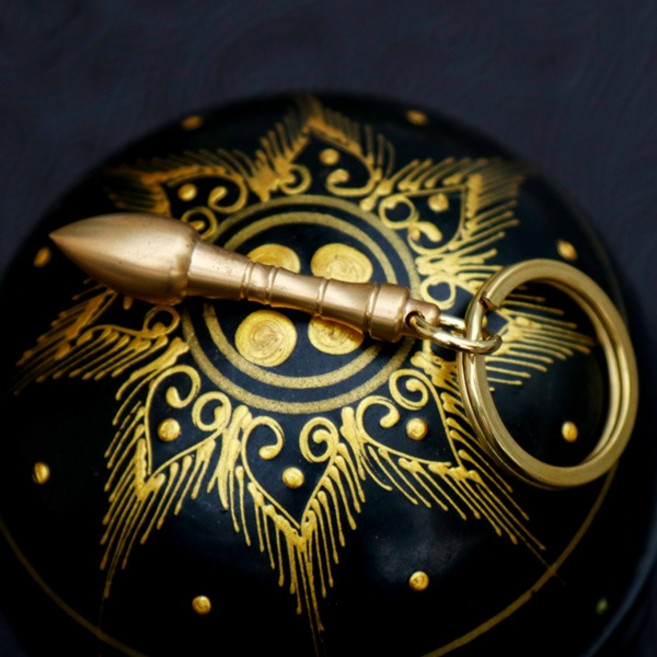 쿠칭아일랜드 시험 합격기원 붓 키링 키홀더 열쇠고리 수능 선물