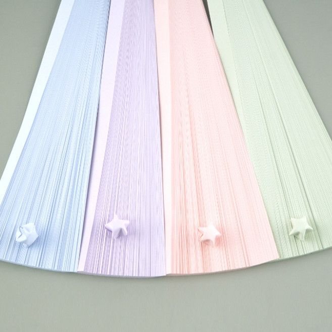 파스텔 별종이 1080장 (1000장 이상) 별모양 종이접기 별접기, 모란디