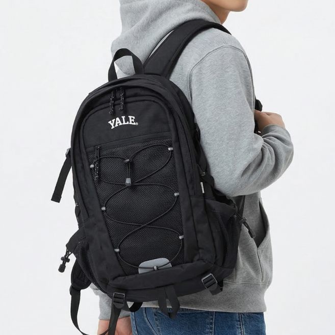 [국내 정품]예일 백팩 남녀공용 수납력이 좋은 데일리 노트북 학생 방수 신학기 가방