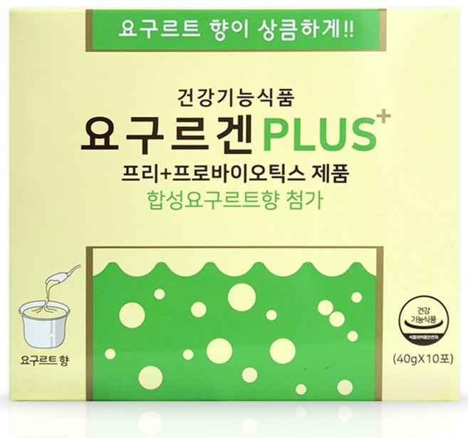 [본사직영] 일본 프리미엄 장건강 유산균 요구르겐플러스, 400g, 1개