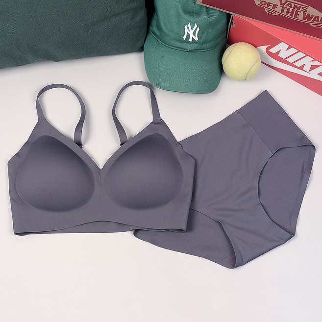 [비너스] 컴포트핏 V2 심리스 브라팬티세트(런닝형) / 여성 노와이어 스포츠 속옷 S-XL / 90-105