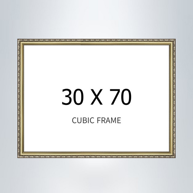 꿈꾸는세상 보석십자수 30x70cm 패브릭 액자, 댄디골드, 1개, 플라스틱