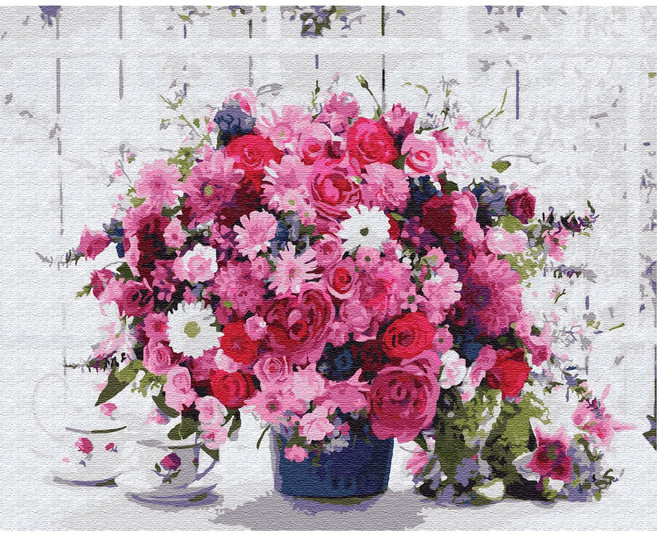 대형 명화 그리기 DIY 60X75cm 유화 캔버스 세트 거실 인테리어 그림 150종, G.정물, G025.사랑의시작, 1개, G025.사랑의시작