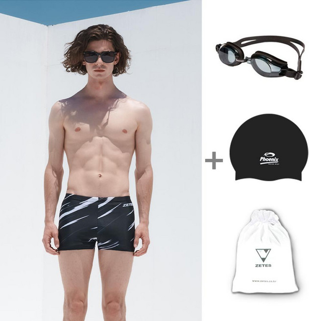 와따 캐리비안베이 남성 2부 수영 세트 SS1406MESA