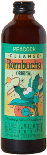 피코크 오리지널 클렌즈 콤부차, 1개, 315ml