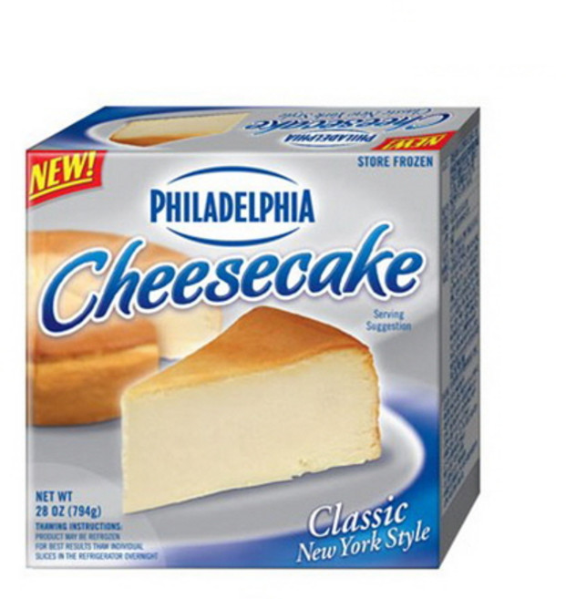 필라델피아 치즈케익 794g 10조각 치즈케이크 꾸덕, 1개