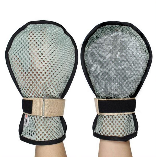 억제장갑 빨대형 손바닥 쿠션있는 손움직임이 자유롭게 사용 치매장갑, 빨대형 억제장갑, 1개