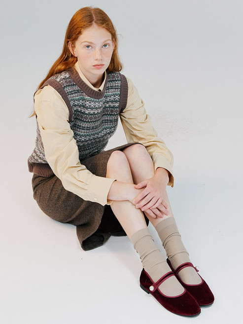 오더먼트 바이 보카바카 Classic Cashmere Socks_3color VC2299AC001M