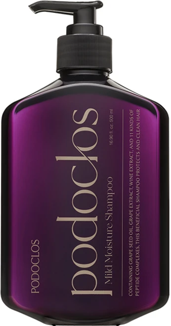 포도클로스 [모발윤기/볼륨강화] 마일드 모이스처 샴푸 500ML, 1개 - 쿠팡
