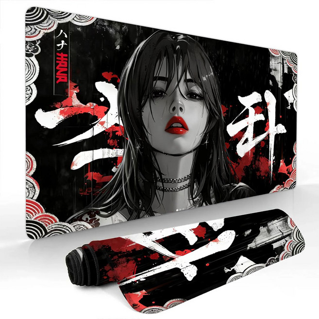 장패드 게이밍 마우스패드 대형 키보드패드 데스크매트 400X900X3MM, 1개, 여자아이1