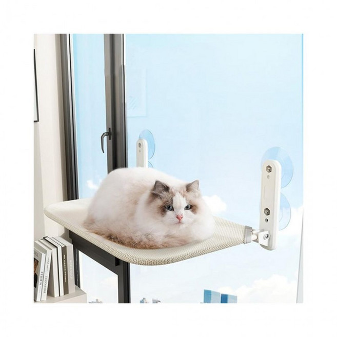 창문해먹 접이식 고양이 침대 본품중형 원도우 캣타워고양이용품 펫용품 고양이당, 상세페이지 참조, 1개