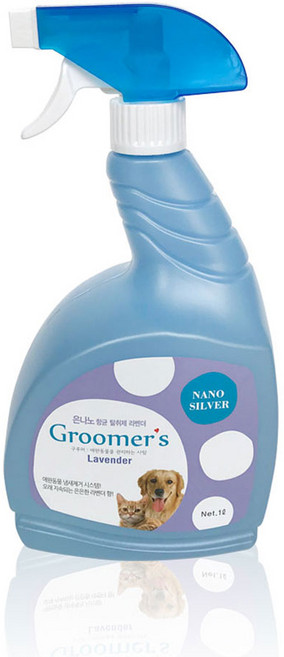 그루머스 은나노 향균 탈취제 라벤더향 1000ml, 라벤더향 1L, 1개, 1L