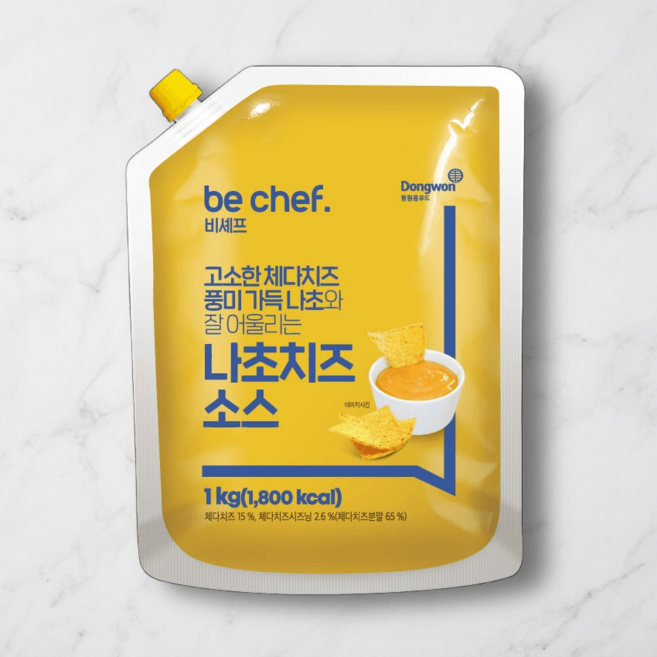 동원홈푸드 비셰프 나초치즈소스 1kg /냉장, 1개