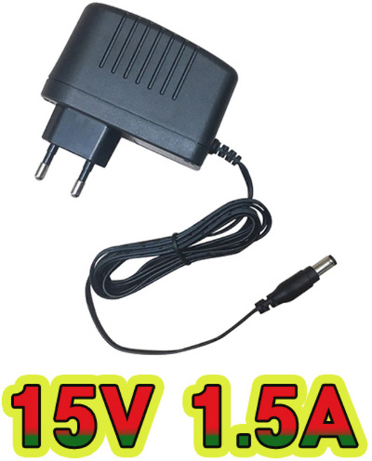 순흥전기 어댑터 15V 1.5A 벽걸이형 SMPS 15V 1500mA 어댑터 아답터 직류전원장치, SW-31515, 1개