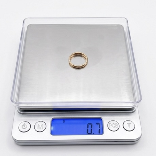 유니언 주방저울 3kg 가정용 대용량 초정밀 전자저울, union99, 실버