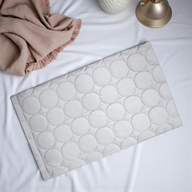 [따끈따끈 찜질] 침구셀러 프로텍 메디칼 프리미엄 온열 찜질기 허리 어깨 무릎 수족냉증 찜질팩 분리형 커버 세탁가능 KC안전인증 황토 맥반석 숯 이중센서 전기 찜질매트, 버블 기본형