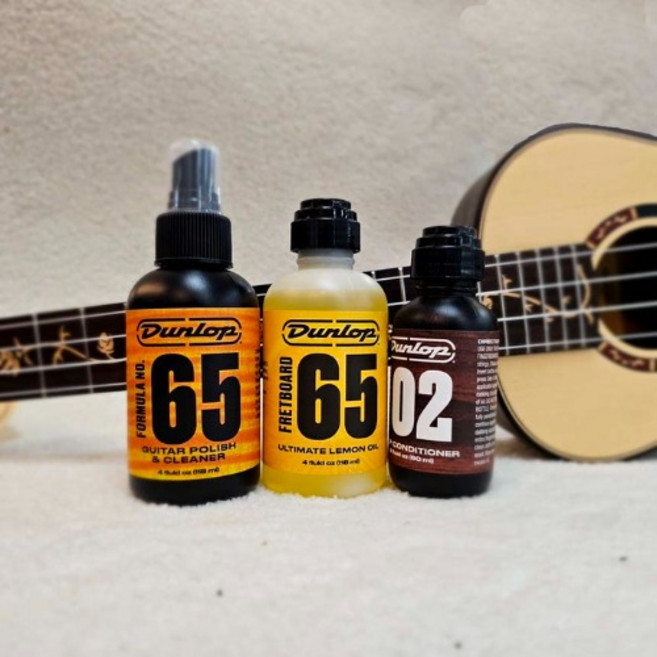 [던롭 기타 컨디셔닝 세트] 폴리쉬&클리너 레몬오일 딥 컨디셔너, 1개