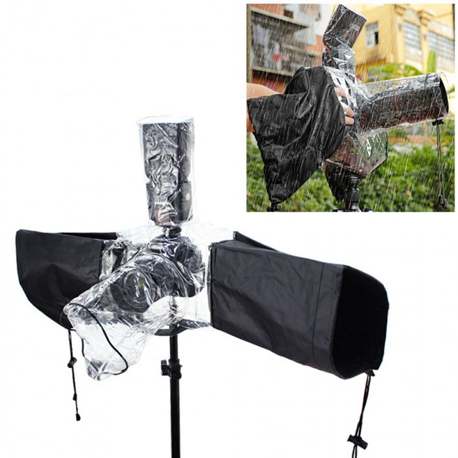 스튜디오 촬영장비 카메라 방수 레인 커버 사진 영상, 상세페이지 참조, 1개