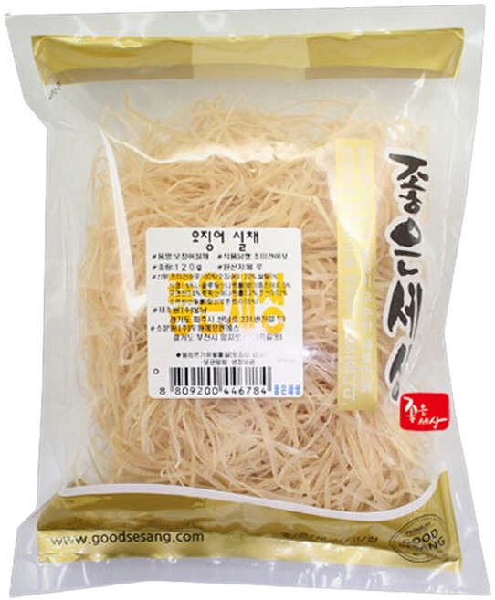 야들야들 밥반찬용 오징어 실채 120g, 1개