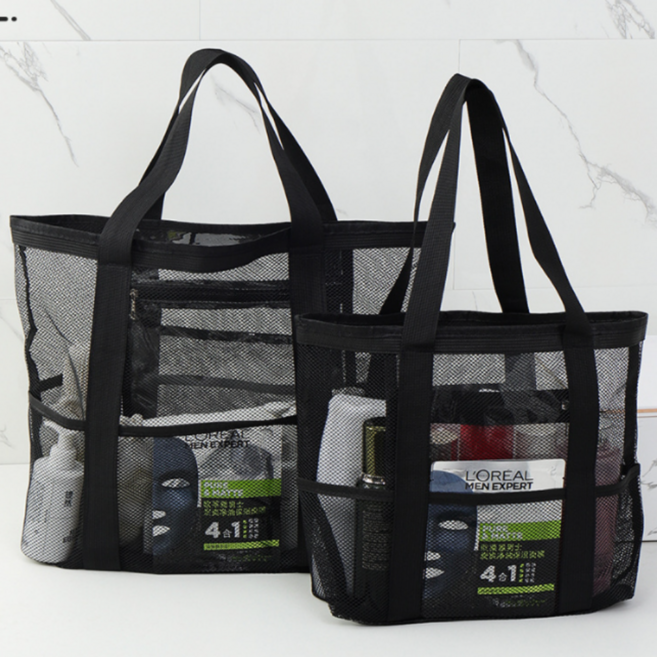 모아빛 빠른건조 메쉬 포켓 목욕가방 수영가방