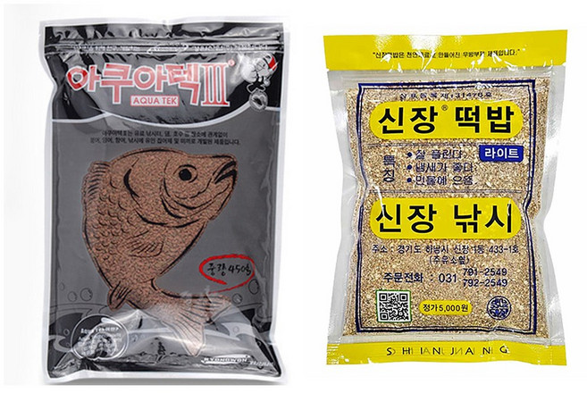 999피싱 민물 낚시 떡밥 세트 경원 아쿠아텍3 신장 라이트, 1개