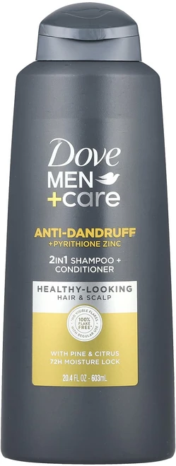 Dove 멘 + 케어 비듬 방지 2-In-1 샴푸 + 컨디셔너 소나무 및 감귤류 맛 603ml(20.4fl oz), Dove멘케어비듬방지2In1샴푸컨디셔너소나무및감귤류맛6, 1개 - 쿠팡