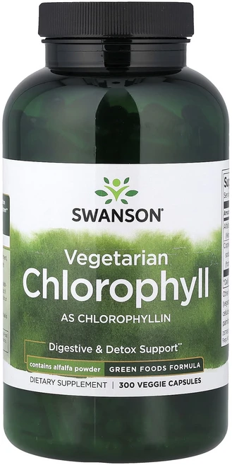 몸관리하세요 겨울입니다 Swanson 식물성 엽록소 베지 캡슐 300정 특별관리진행, 1개 - 쿠팡