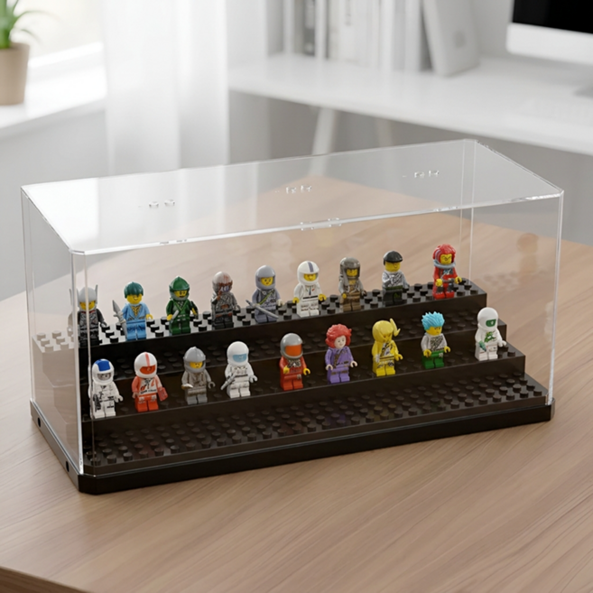 노브픽즈 레고 피규어 진열케이스, 1개