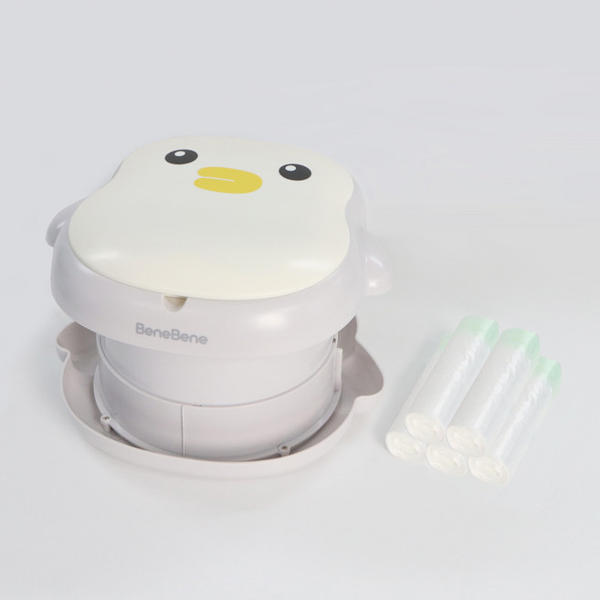 베네베네 펭 포티 유아 아기 베이비 접이식 변기 전용 리필용 비닐봉투, 3롤 (30매입)