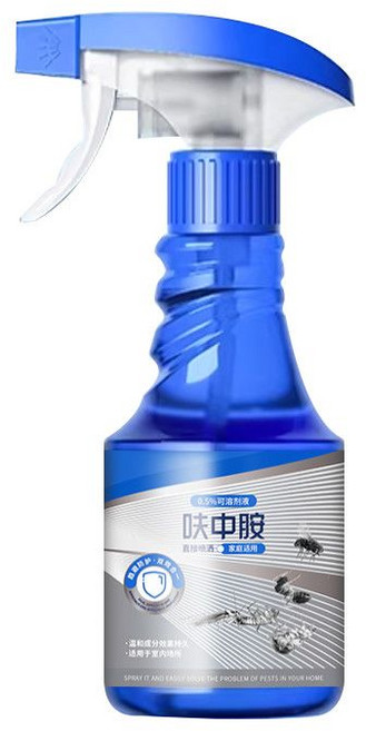 呋中胺噴霧劑 驅趕飛蟲螞蟻 持久安全無害氣味 家用噴霧, 1個, 1瓶（帶噴頭）