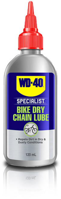 WD40 건식 체인 오일 120ml 자전거 기름 윤활제, 1개