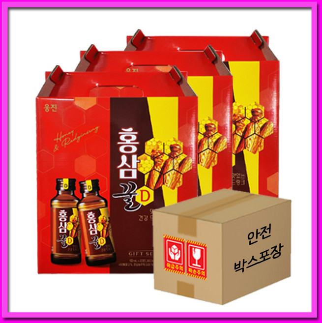 웅진 홍삼꿀D 선물세트 100ml 20병 3케이스, 60개