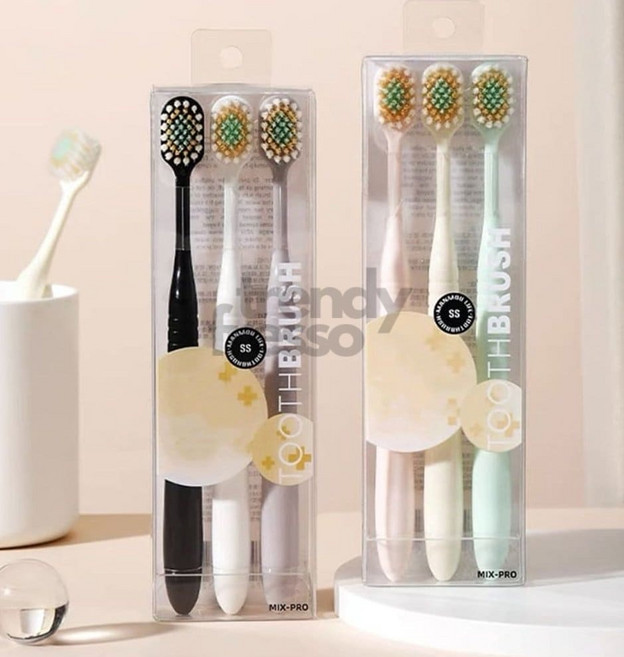 와이드 칫솔 6종세트 부드러운 커플 치과칫솔 호텔, 6p 한세트, 1개