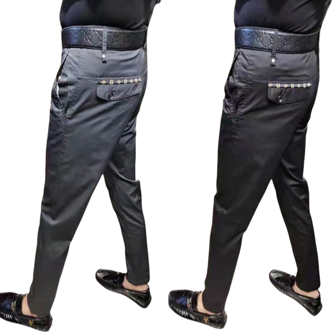 십전십미 가을 겨울 남자 쁘띠 팬츠 캐주얼 바지