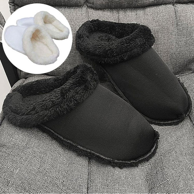 NaOBee 슬리퍼 샌들의 겨울변신 방한 안감내피털 탈부착용