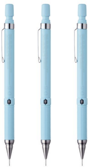 드라픽스 F 샤프 파스텔블루, 0.5mm, 3개