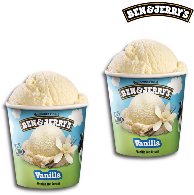 벤앤제리스 바닐라 아이스크림 파인트 473ml