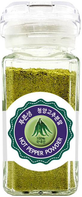 푸리오 국내산 청양고춧가루 녹색고추분말, 28g, 1개