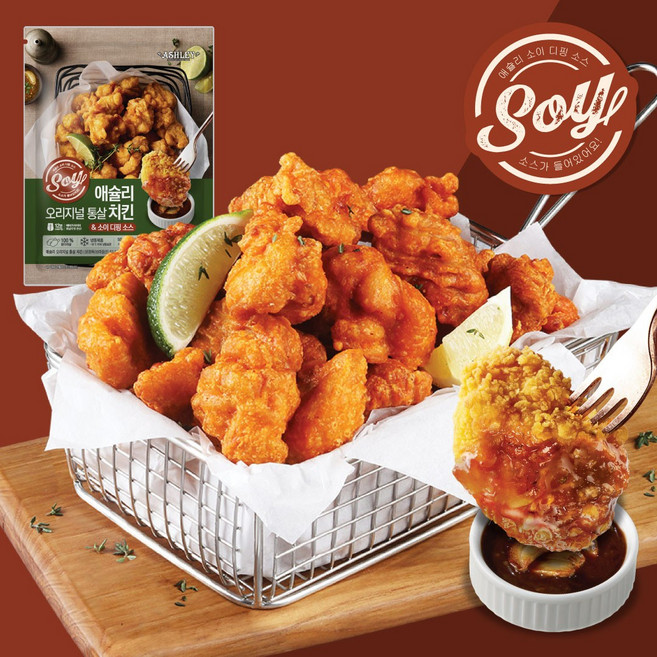 애슐리 오리지널 통살 치킨 & 소이 소스 500g, [도착] 애슐리 오리지널 통살 치킨 & 소이 소스 50, 1개