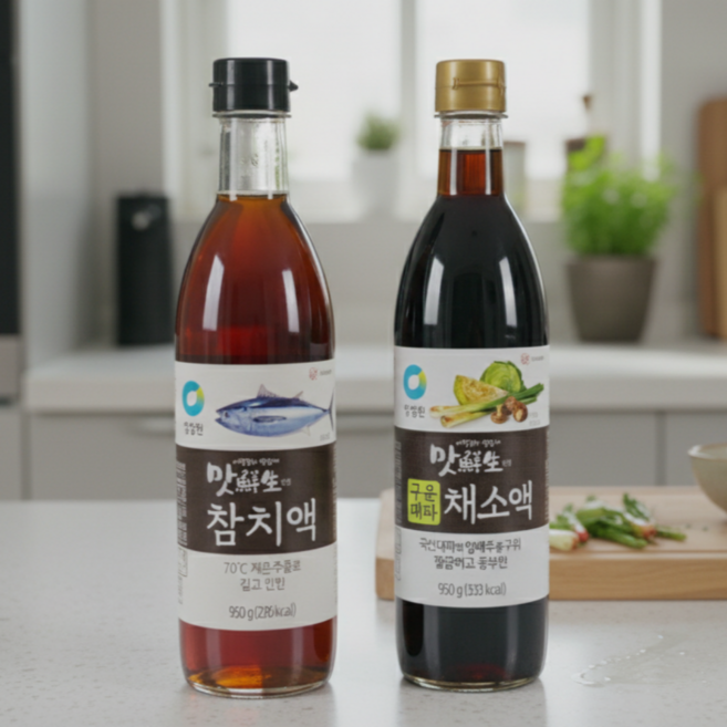 맛선생 참치액 950g + 구운대파 채소액 950g, 2개