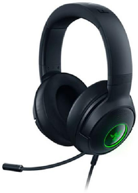 Razer 레이저 RZ04-03750300-R3M1 [RAZER TRIFORCE 드라이버 탑재 유선 게이밍 헤드셋 Razer Kraken V3 X (업그레이드 모델)], 단일