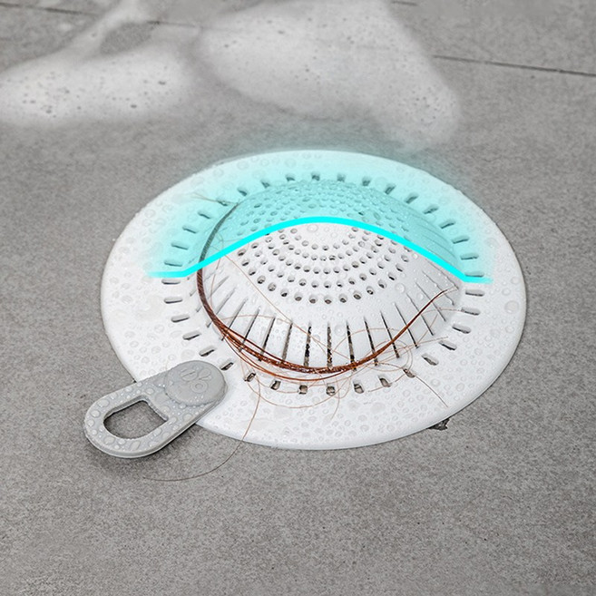 원스바이 실리콘 배수구 거름망, 화이트