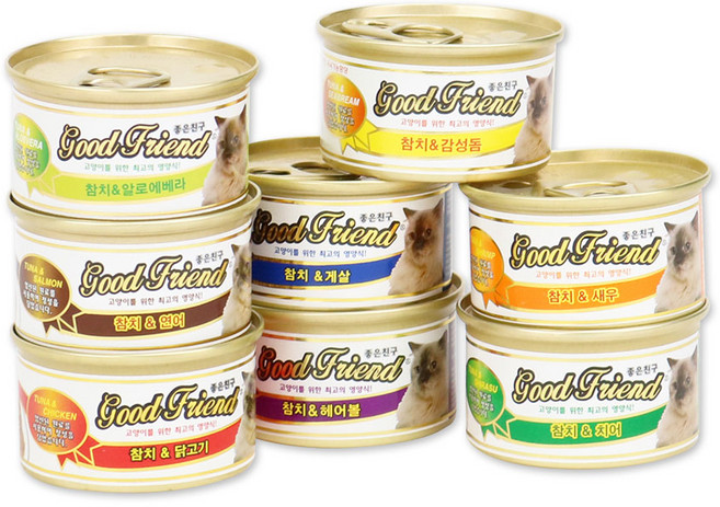 굿프랜드 고양이캔 콤보 85g x 24개
