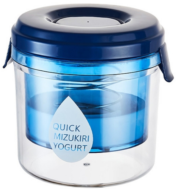Utookii 水切優格器, 水切優格器１台 ＋贈米色純棉布１包
