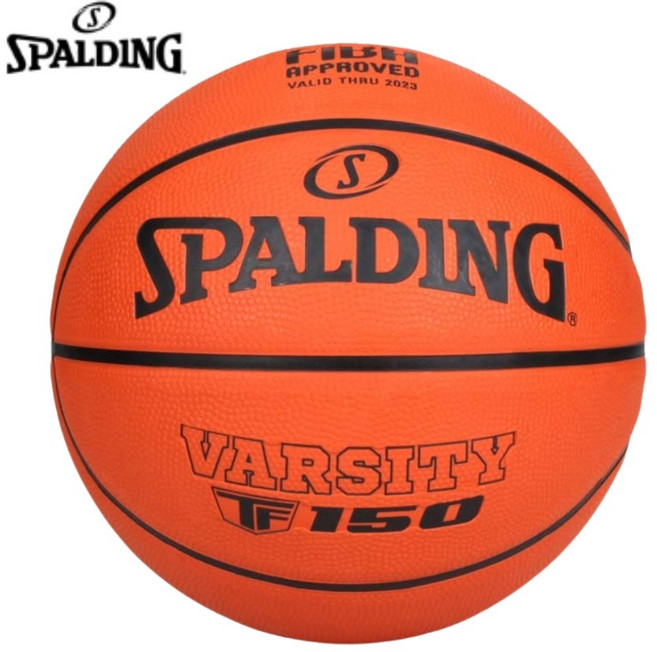 Spalding 斯伯丁 橡膠籃球 室內外適用 Varsity TF150, 1個