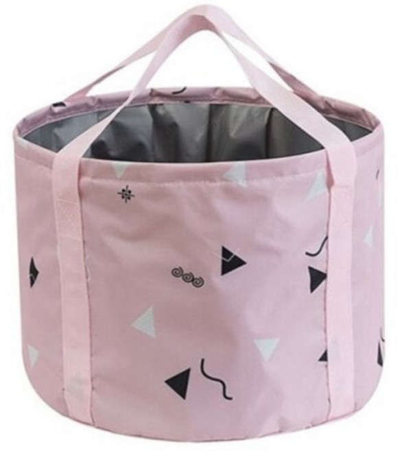 라라티와이 코코 캠핑 족욕통 설거지 물통, 핑크 25L